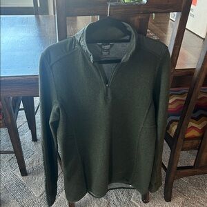 Outdoor Research Womens beautiful Olive merino wool Zip-Up Sweater